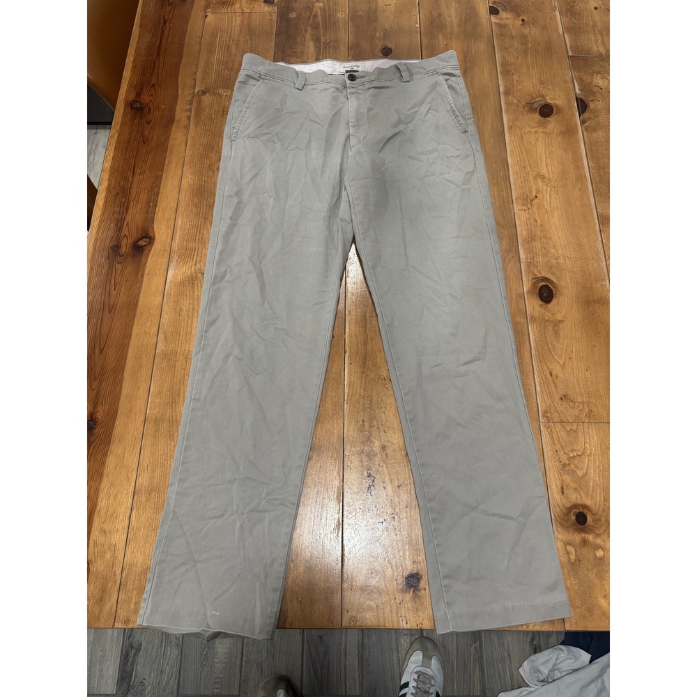 Dockers Men's Slim Tapered Fit Chino Pants Khaki Tan W34 L34 Casual Dress